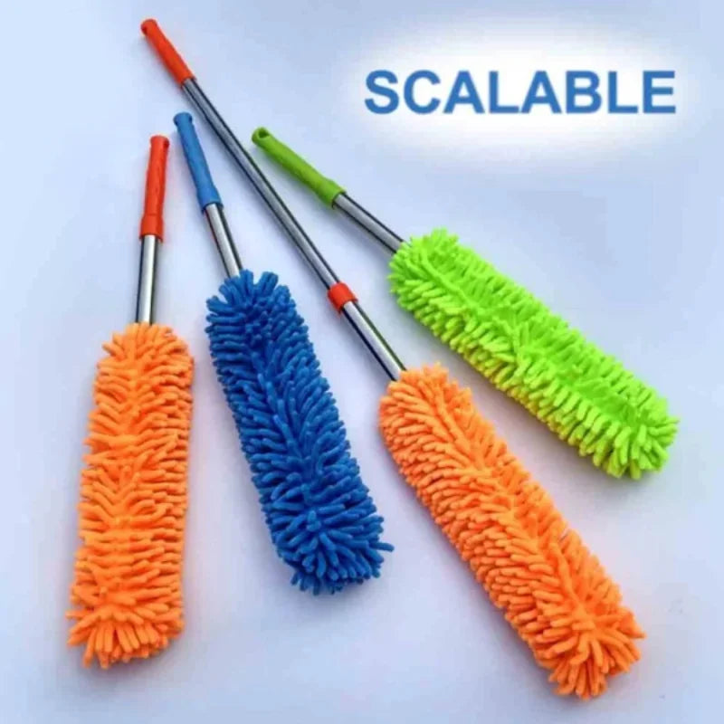 Sunehri Store colorful scalable microfiber dusters in orange, blue, and green