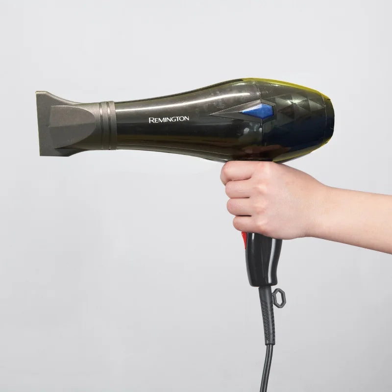 Remington Hair Dryer R-6010 Professional Ionic Dryer with 3 Speed Settings and DC Strong Motor