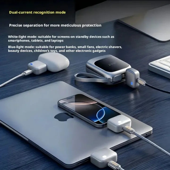 Smart Auto Stop Charging Adapter for Type-C | Battery Protection