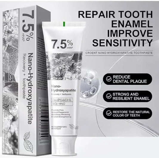 Nano Hydroxyapatite Toothpaste – Enamel Repair & Sensitivity Care