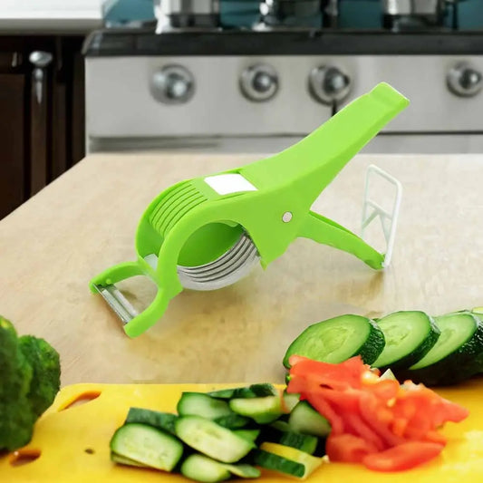 5 Blade Stainless Steel Manual Vegetable Cutter