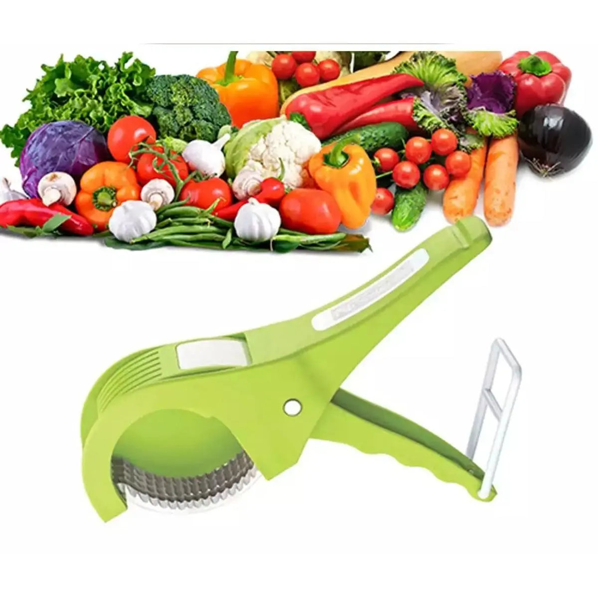 5 Blade Stainless Steel Manual Vegetable Cutter