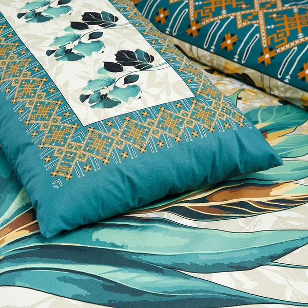 Sigma 4Pcs Cotton Printed Bedsheet Set | Soft, Breathable & Durable Bedding