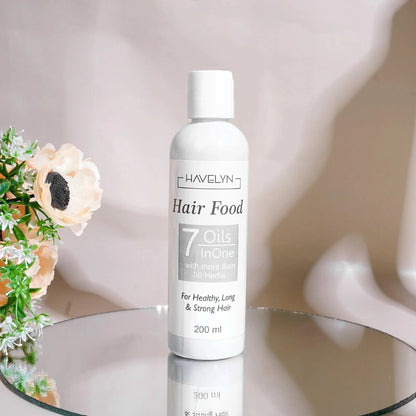 Havelyn Hair Food Oil 200ml | 7 Oils & 30+ Herbal Extracts for Strong & Healthy Hair