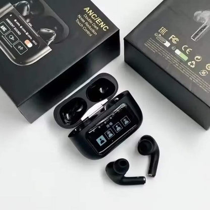sunehri store wireless earbuds with charging case and ANC/ENC touch controls