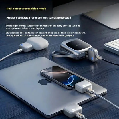 Smart Auto Stop Charging Adapter for Type-C | Battery Protection