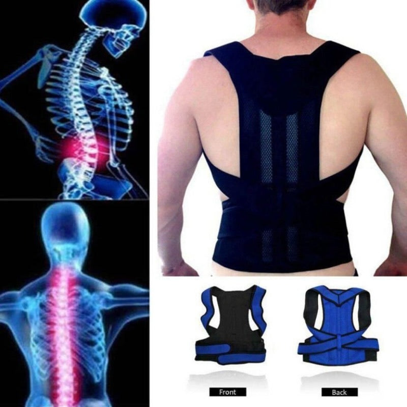 Back Pain Relief Posture Corrector Belt | Adjustable Support for Spine, Shoulder & Lumbar Alignment | XXXL
