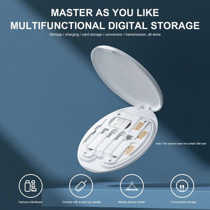 New Data Cable Storage Box | 60W Fast Charging | Multifunctional Mobile Phone Holder & Organizer