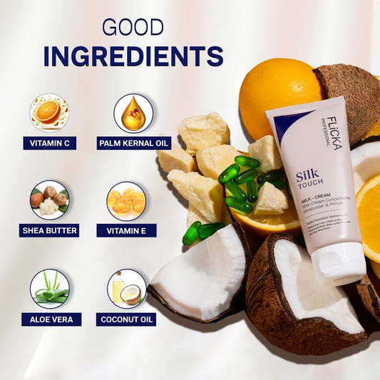 Flicka Silk Touch 3-in-1 Moisturizer, Primer & Sunscreen