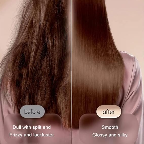 Hair Straightener Brush & Styler | Model 909 | Fast Heating Electric Straightening Comb