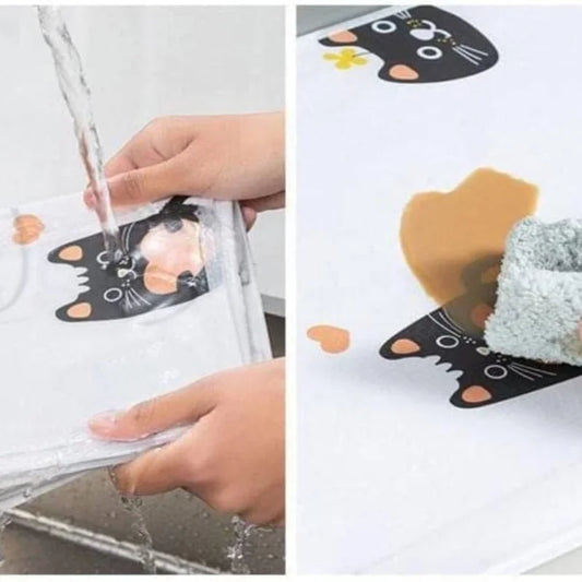 Oven & Microwave Cover | Waterproof Oil Dust Protector with Double Side Pockets