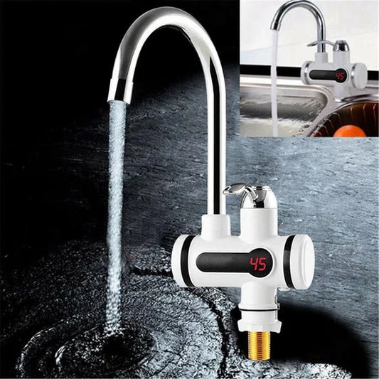 Instant Electric Hot Water Tap – Digital Display Heating Faucet for Kitchen & Bathroom