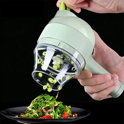 Rechargeable 4-in-1 Electric Vegetable Cutter