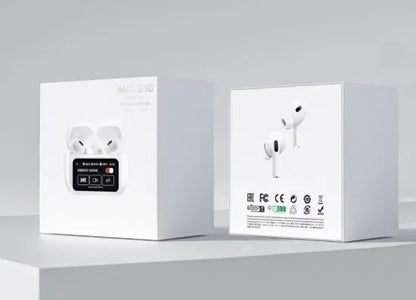 Sunehri Store wireless earpods A9 Pro Bluetooth headphone in white retail packaging