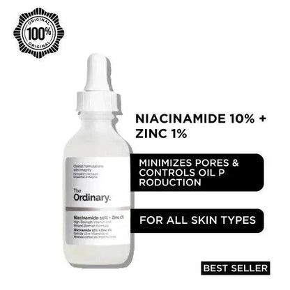 The Ordinary Niacinamide 10% + Zinc 1% Serum – 30ml - SUNEHRI STORE