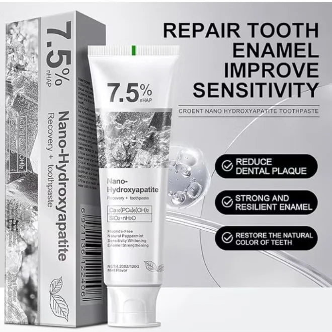 Nano Hydroxyapatite Toothpaste – Enamel Repair & Sensitivity Care (120g)