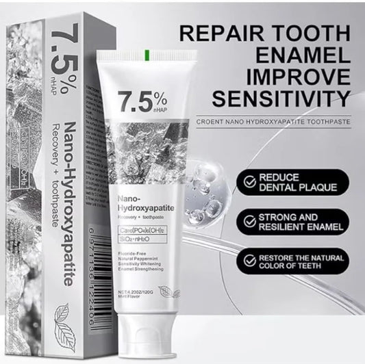 Nano Hydroxyapatite Toothpaste – Enamel Repair & Sensitivity Care (120g)
