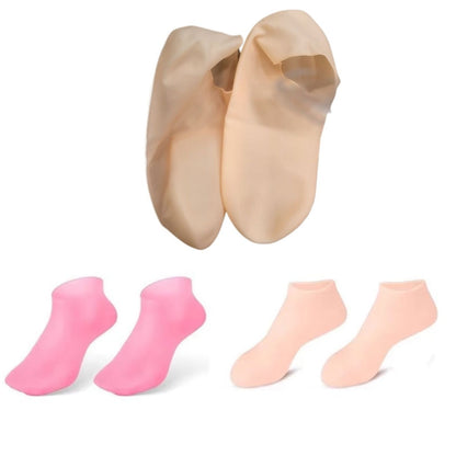 Silicone Jelly Socks | Ultra-Moisturizing Gel Foot Care & Spa Therapy | Without Box