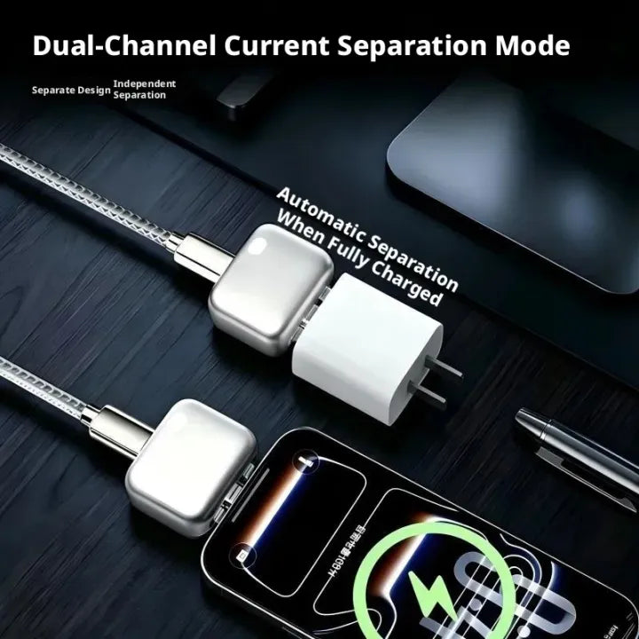 Smart Auto Stop Charging Adapter for Type-C | Battery Protection