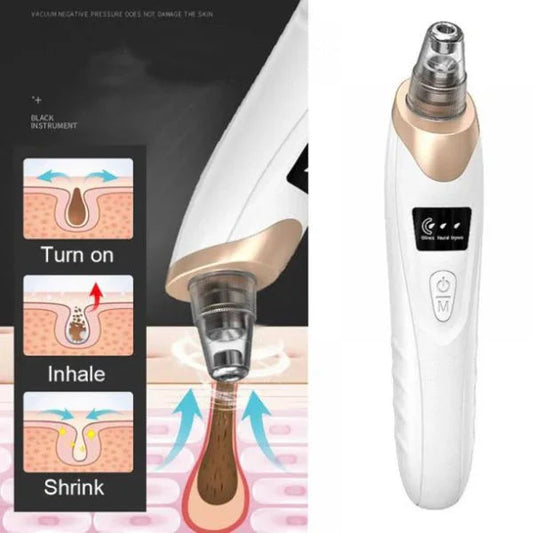 sunehri store electric blackhead remover suction pore cleaner with operation diagram