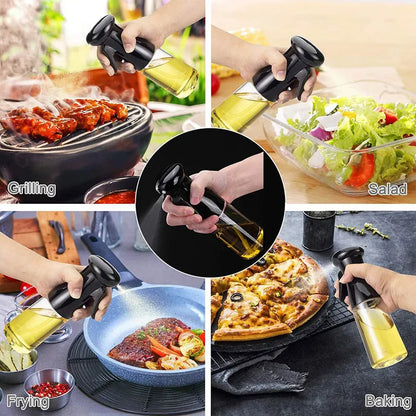 sunehri store oil sprayer bottle used for grilling, salad, frying, and baking applications