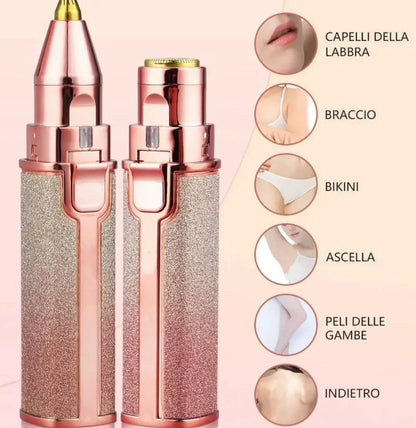 2 in 1 Electric Eyebrow Trimmer & Facial Hair Remover - SUNEHRI STORE