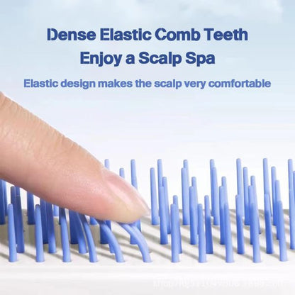 Self-Cleaning Hair Brush & Telescopic Comb | Detangling Brush with One-Pull Cleaning Mechanism | Random Color
